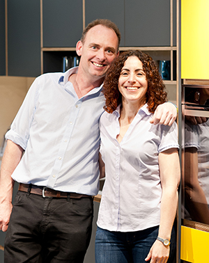 Doug & Keren. The husband and wife team who design and create our beautiful bespoke plywood kitchens