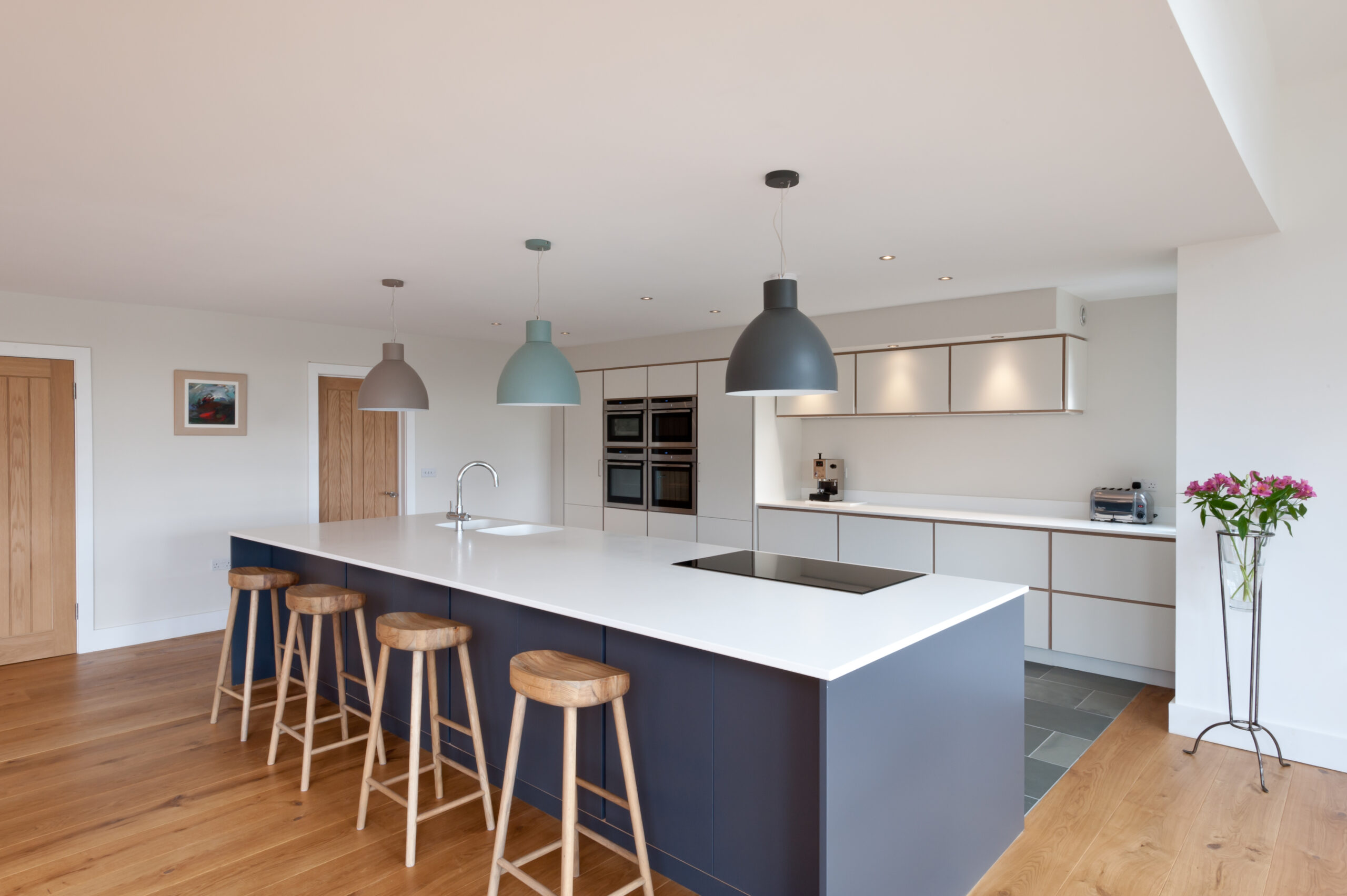 Large kitchen with island