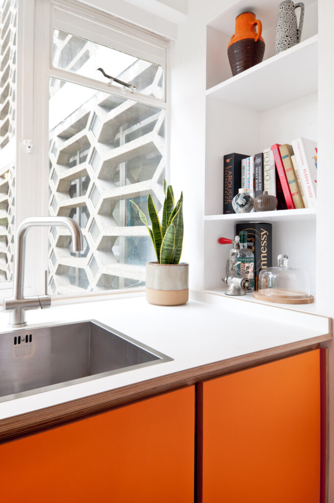 A Koivu kitchen in an architecturally designed space. 